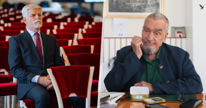 Petr Pavel a Karel Schwarzenberg.