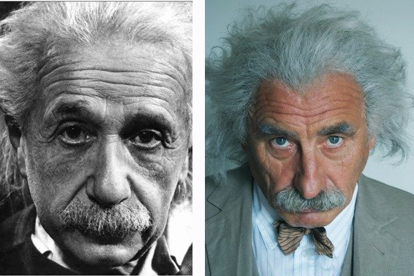 Pavel Zedníček jako geniální Einstein. 