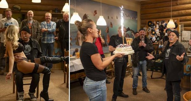 Oslava narozenin Pavla Zedníčka pro něj byla překvapením, dostal striptérku.