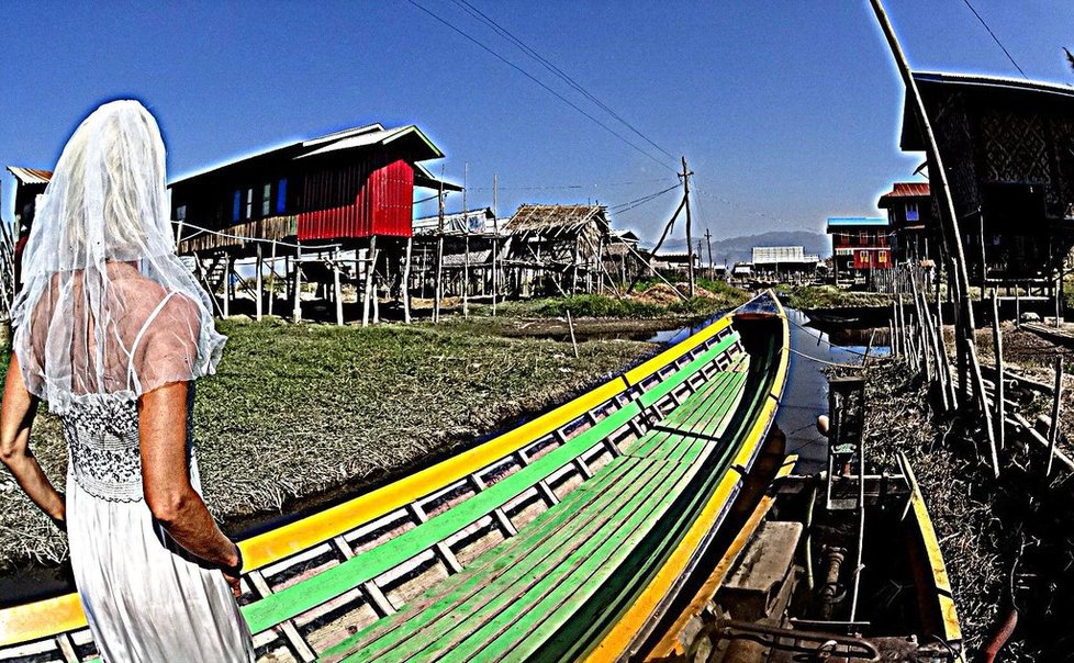 Nevěsta na útěku Pavlína Melicharová cestuje po světě: Myanmar, jezero Inle.