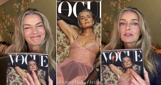 Neretušovaná Pavlína Pořízková na obálce Vogue