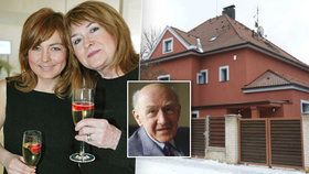 Pavlína Wolfová s maminkou Pavlínou Filipovskou přišly o vilu po legendárním Františku Filipovském.