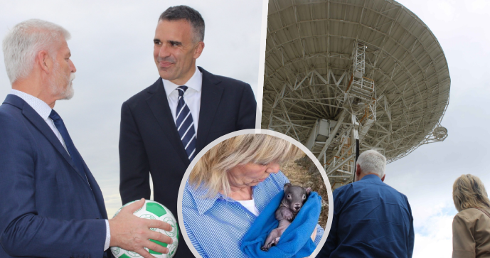 Pavlovi v Austrálii: Vombat, astronomie a fotbalový míč