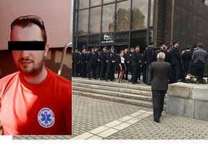 Poslední rozloučení s ostravským policistou Pavolem K. (†31), kterého v Praze zabila zfetovaná a opilá řidička Jitka R.