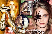 Nechutné: Modelka s živým chlupatým pavoukem na obličeji!
