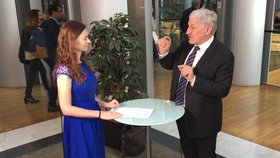 Europoslanec Jiří Payne v rozhovoru pro Blesk Zprávy ve Štrasburku (17.4.2018).