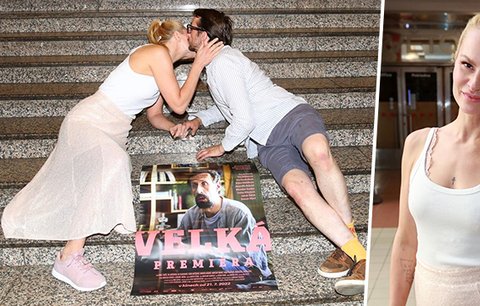 Iva Pazderková po rozchodu: Válení a polibky s kolegou na schodech Lucerny! 