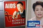 První dáma Pcheng Li-jüan podporuje HIV pozitivní děti.