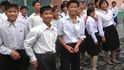 Studenti v Pchjongjangu