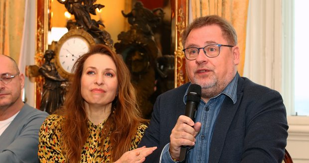 Tisková konference Peče celá země: Tereza Bebarová a Václav Kopta