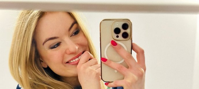 Michaela byla z úspěchu Dynama nadšená.