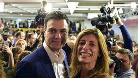 Španělský premiér Pedro Sánchez a jeho manželka Begoña Gómez