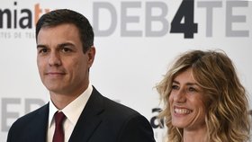 Španělský premiér Pedro Sánchez a jeho manželka Begoña Gómez