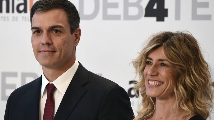 Pedro Sánchez a jeho manželka Begoña Gómez