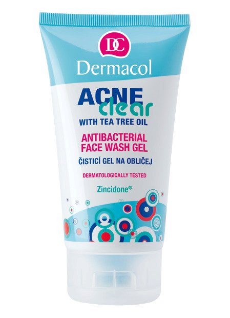 OBSAHUJE MIKROKULIČKY - Dermacol Acne Clear antibakteriální mycí gel na obličej, 99 Kč