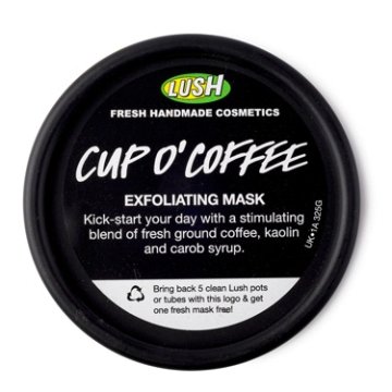 NEOBSAHUJE MIKROKULIČKY - LUSH pleťová maska Cup O&#39;Coffee, 285 Kč