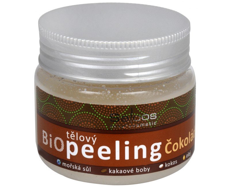 NEOBSAHUJE MIKROKULIČKY - Saloos Bio Tělový peeling čokoláda, 124 Kč