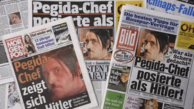 Bachmannovo foto a là Hitler otiskla německá média