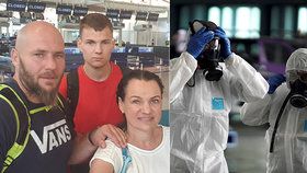 Josef a Karin Pekárkovi se v létě na letišti loučili se synem Danielem. Nyní trnou hrůzou, aby se z izolovaného Wu-chanu, odkud se šíří smrtelný koronavirus, vrátil ve zdraví zpět.