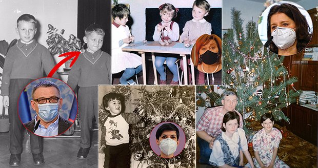 Poznáte je? Politici vytáhli vánoční fotky z dětství. Jak vzpomínají a co přejí do nového roku? 