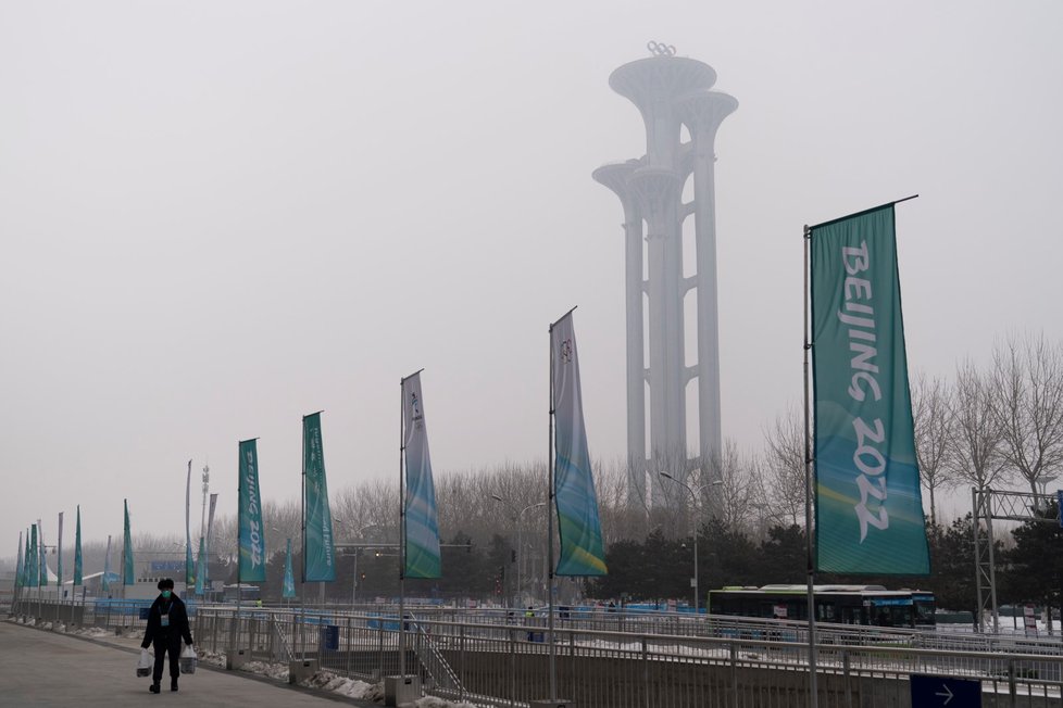 Hlavní mediální centrum olympijských her v Pekingu.