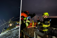 Nevšední zásah na Pelhřimovsku: Dívka (15) uvízla na vysílači