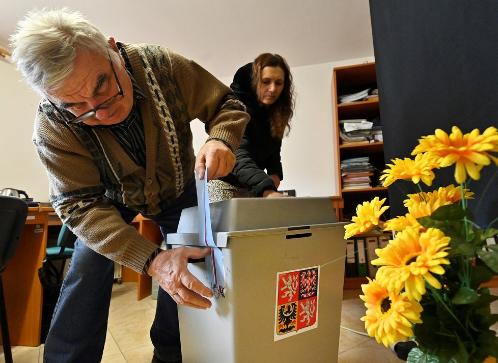 Prezidentské volby ve Vysoké Lhotě na Pelhřimovsku (13.1.2022)