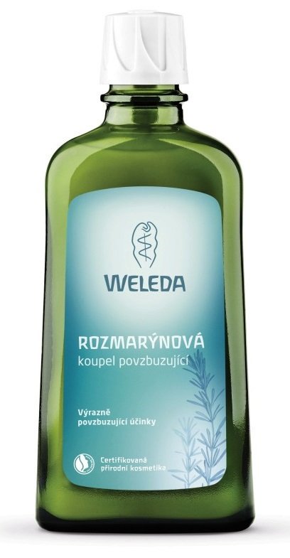 Weleda, rozmarýnová koupel povzbuzující, 349 Kč, koupíte na www.weleda.cz nebo v síti drogerií