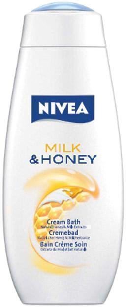 Pěna do koupele Milk&amp;Honey, Nivea, 95 Kč