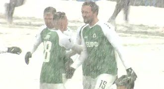 SESTŘIH: Jablonec - Příbram 2:1. Bitvu na sněhu otočil dvěma góly Kratochvíl