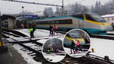 Děti v Zábřehu málem smetlo Pendolino: Rodina z videa promluvila! Jak vysvětlili hazard se životy?