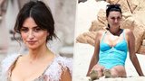 Sexy Penélope Cruzová na pláži: Prsa se jí vylévala z výstřihu!