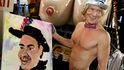 Australský umělec Tim Pach maluje penisem