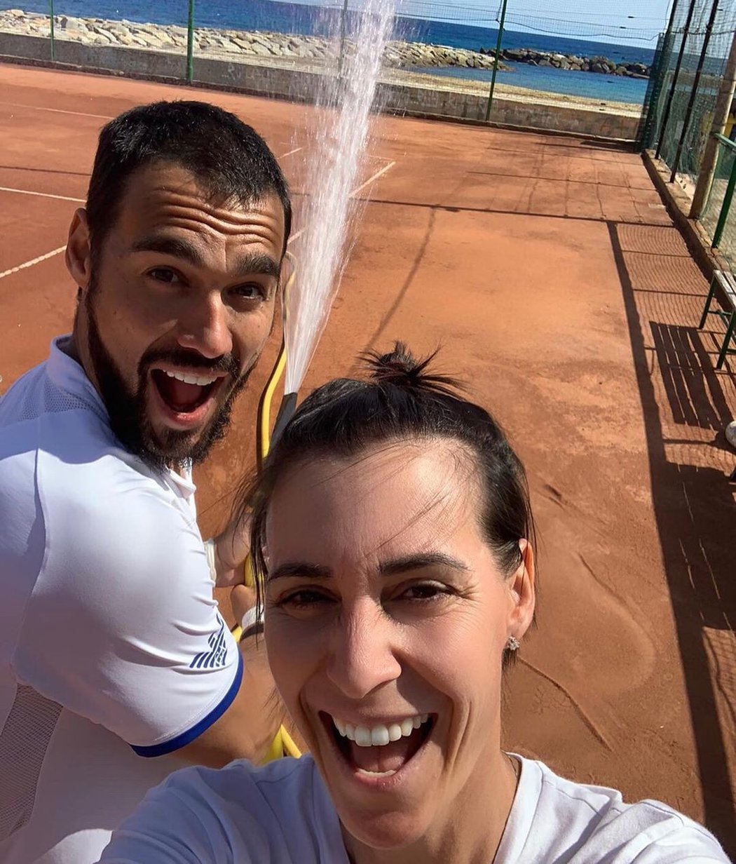 Dokonalá tenisová dvojka Flavia Pennettaová a Fabio Fognini