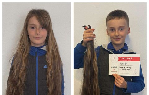 Malý velký hrdina z Liberecka: Pepa (9) daroval 90 cm vlasů na paruky pro nemocné!