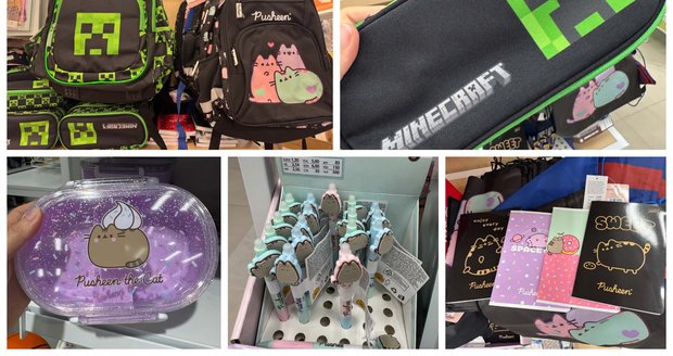 Září provětrá rodinný rozpočet. Vyhněte se předraženým nákupům: Licencované doplňky Pusheen či Minecraft seženete i o víc než tisícovku levněji!