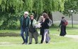 Pohřeb Pepeho Rafaje: Petra Černocká s manželem Pohřeb Pepeho Rafaje: Petra Černocká s manželem