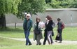 Pohřeb Pepeho Rafaje: Petra Černocká s manželem Pohřeb Pepeho Rafaje: Petra Černocká s manželem