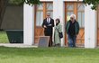 Pohřeb Pepeho Rafaje: Petra Černocká s manželem Pohřeb Pepeho Rafaje: Petra Černocká s manželem