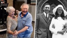 Manželé Petr Kostka (84) a Carmen Mayerová (77): Zatančili si na své zlaté svatbě! 