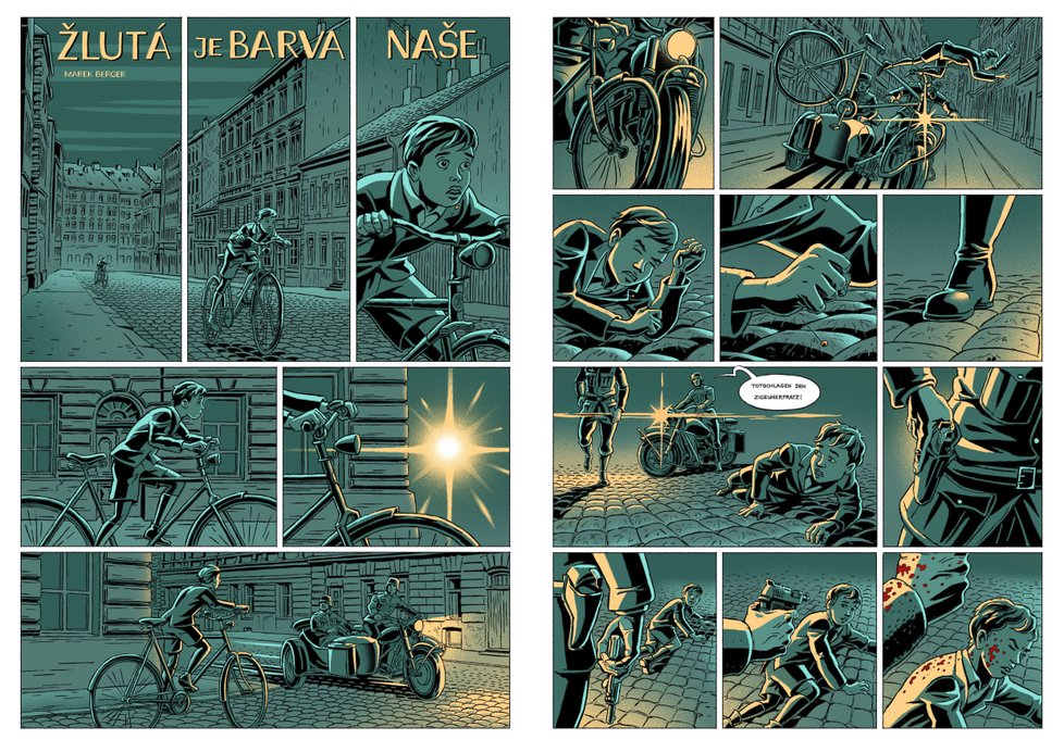 Takto vypadá komiksová variace Marka Bergera ohledně osudů postavy legendárního Péráka.