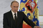 Putin vyzval při novoročním projevu Rusy k práci pro vlast i k jednotě.