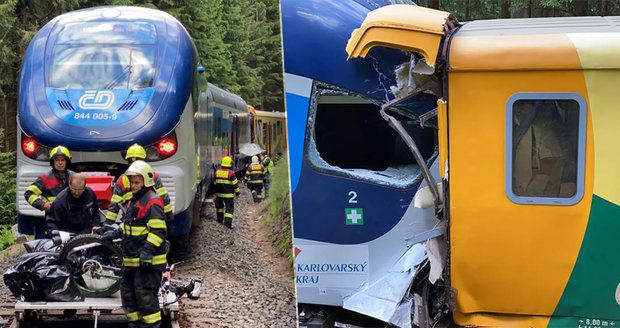 Tragická srážka vlaků na Karlovarsku: „Co jsem to udělal!“ plakal prý strojvedoucí