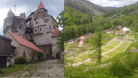 U hradu Pernštejn na Brněnsku se otevřely po nákladné rekonstrukci zahrady.