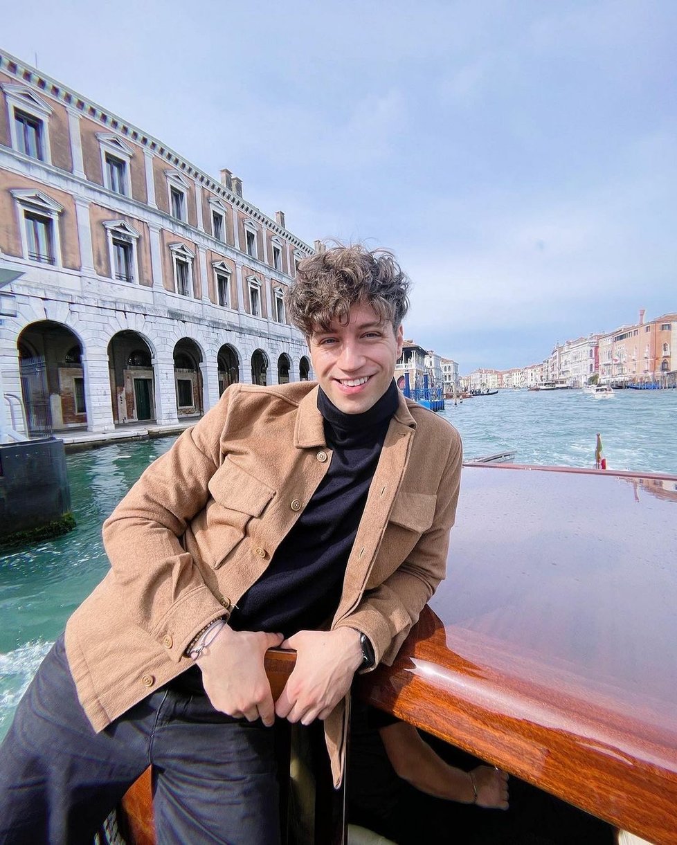 Peroutka si užil romantiku v Benátkách.