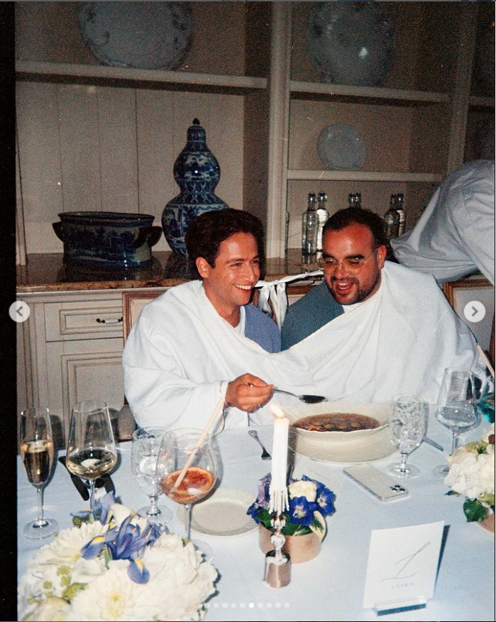 Milan Peroutka sdílel snímky ze svého svatebního dne s Dominikem Roubínkem.