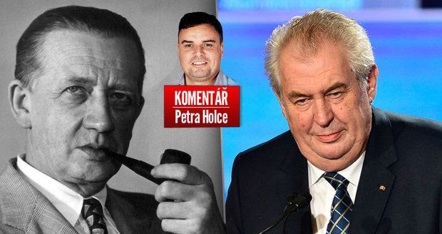 Komentář: Soud o Peroutku a Hitlera nalije Zemanovi jeho vlastního vína