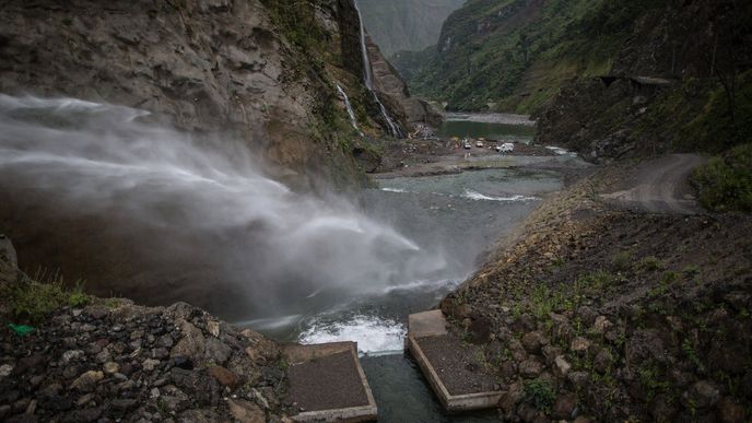 Hydroelektrárna Chaglla v severním Peru.