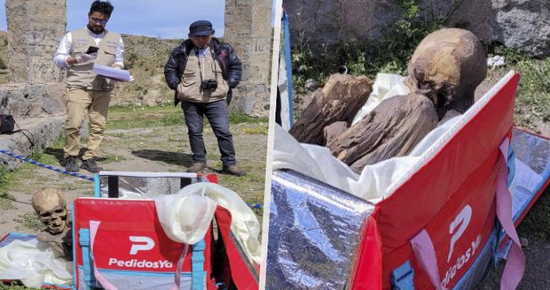 Policisté zadrželi opilce s mumií v tašce: Se „spřízněnou duší“ prý spával i v jedné posteli