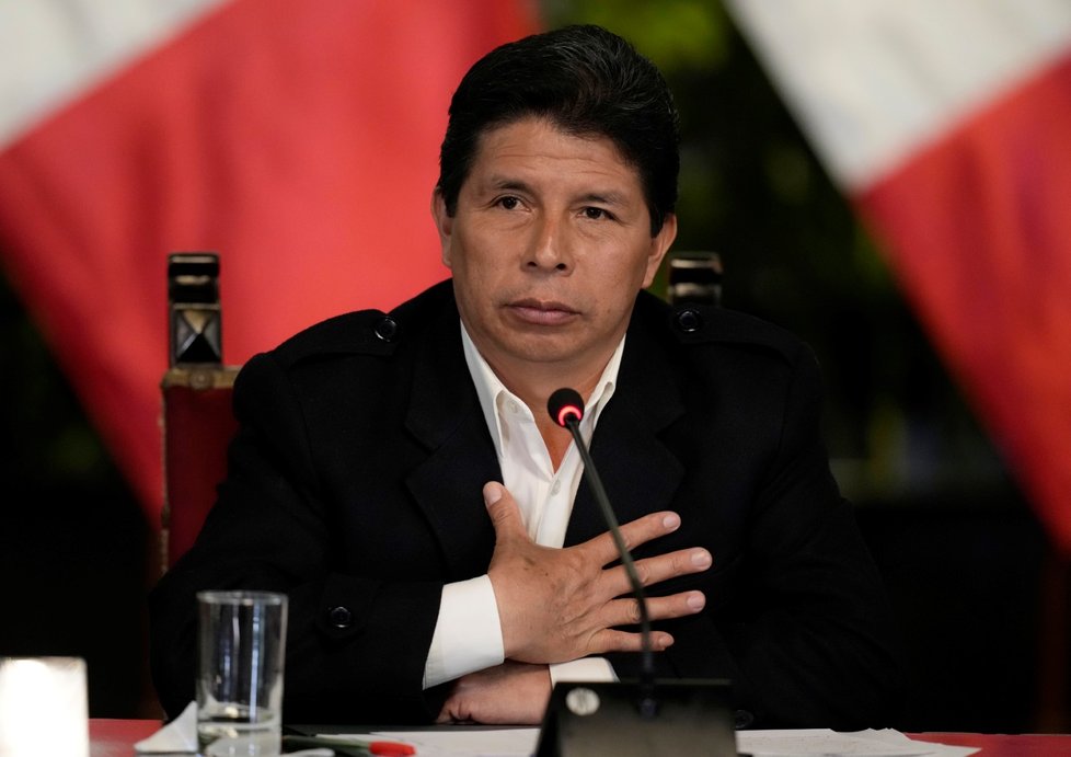 Peruánský prezident Pedro Castillo